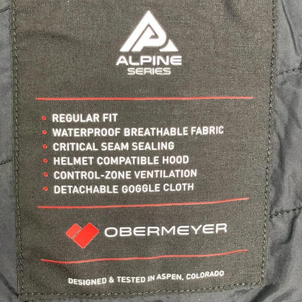 NEW Obermeyer Mens‎ Small Raze Jacket Rustic Red Alpine Series Winter Ski Coat